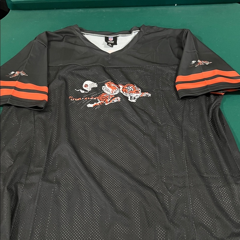 Black & Orange Cincinnati Bengals Men's Jersey Shirt